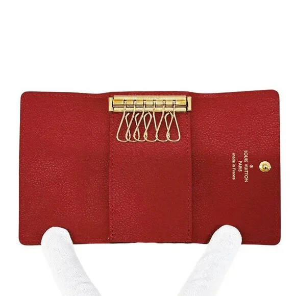 Louis Vuitton Key Case Monogram Empreinte Multicles 6 Scarlet Red Key Holder - Picture 6 of 10